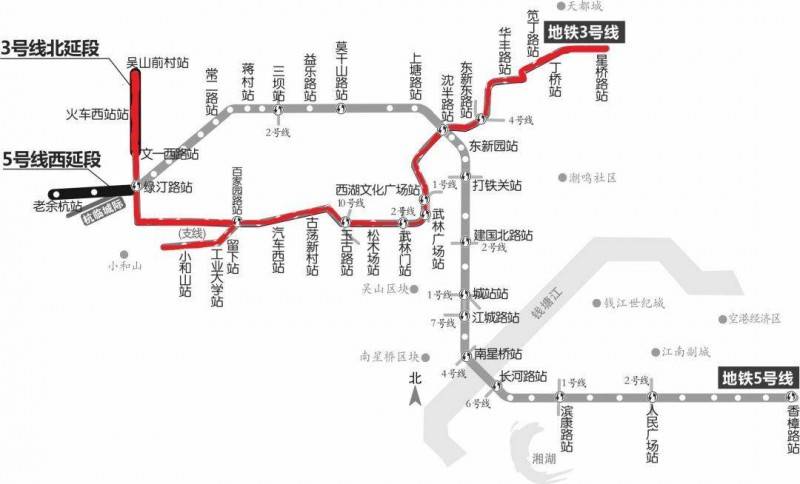 杭州地铁3号线最新线路图，城市脉络的新延伸与统计数据解析